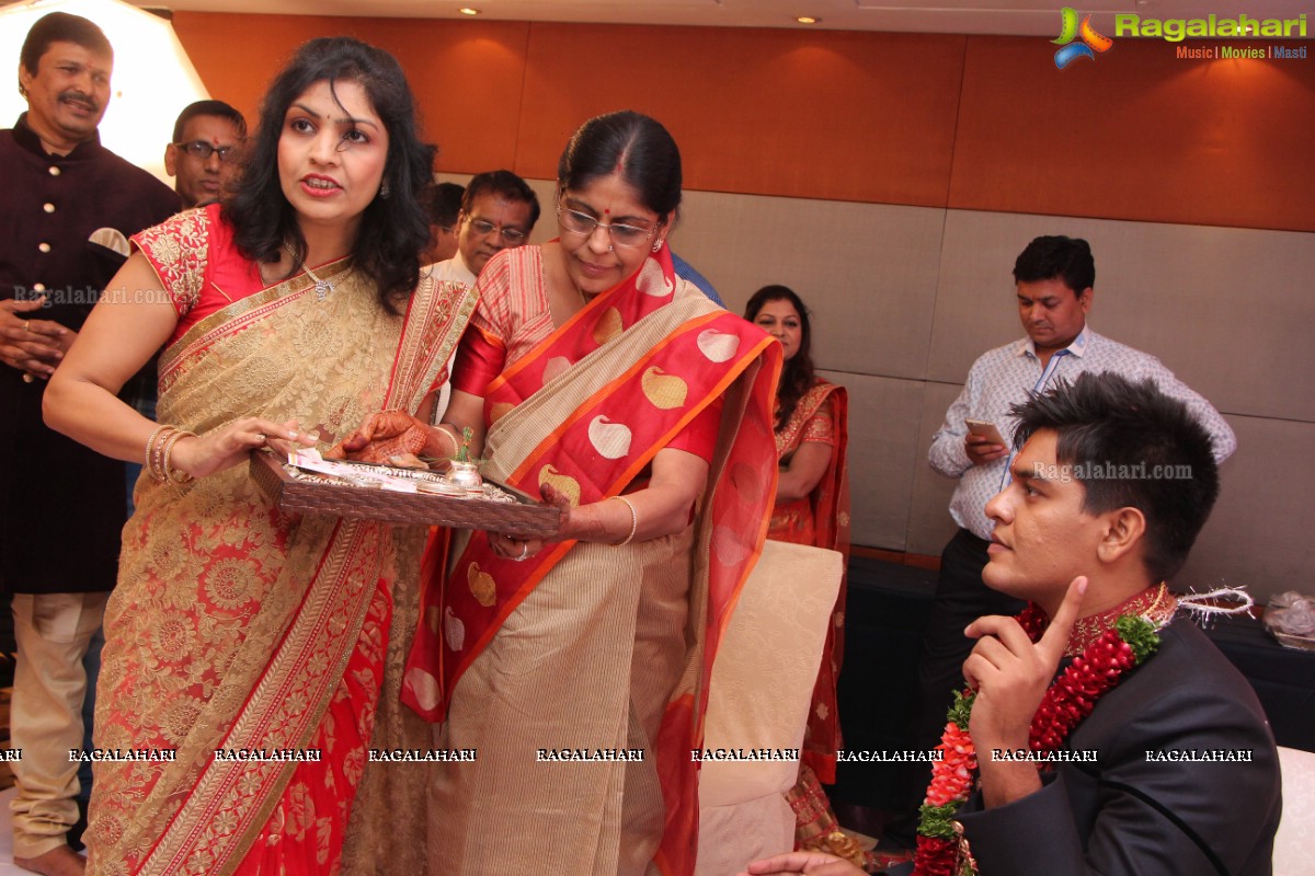 Grand Engagement Ceremony of Kushal Karnani and Shivani at Vivanta by Taj, Hyderabad