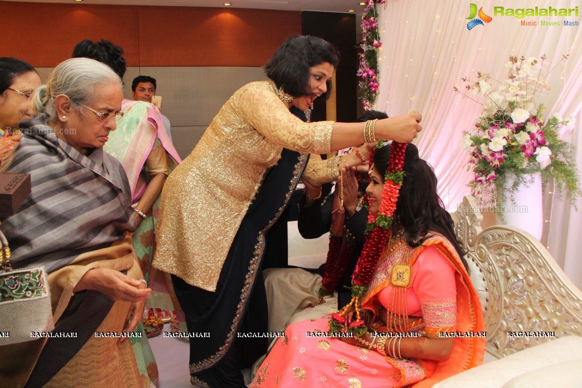 Grand Engagement Ceremony of Kushal Karnani and Shivani at Vivanta by Taj, Hyderabad