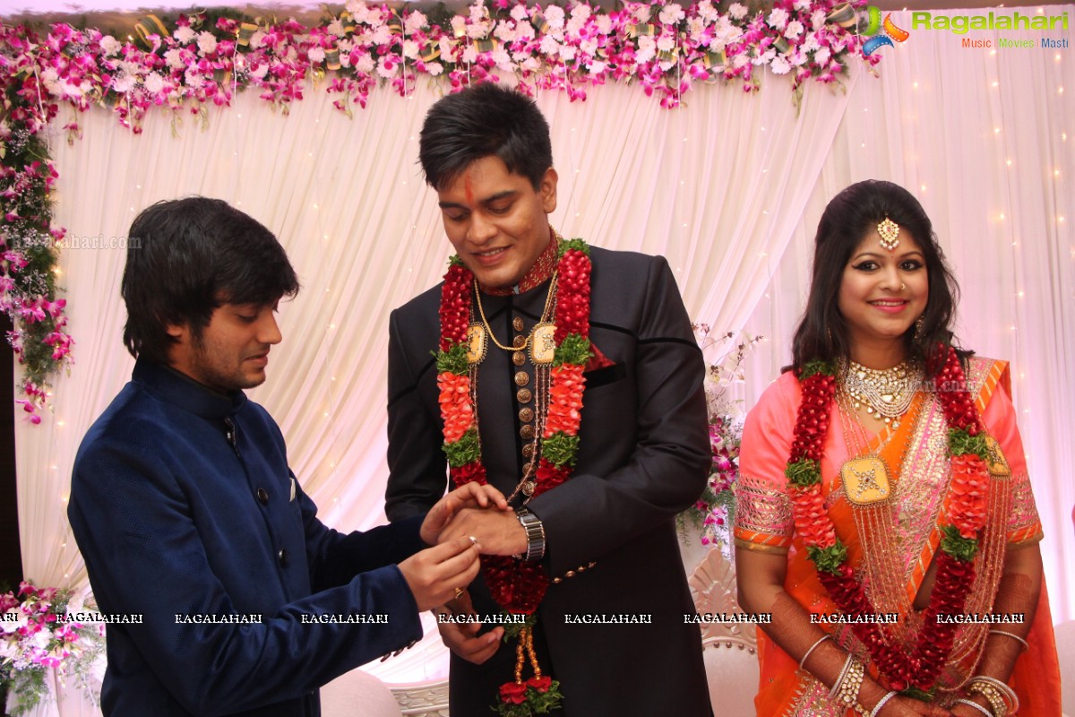 Grand Engagement Ceremony of Kushal Karnani and Shivani at Vivanta by Taj, Hyderabad