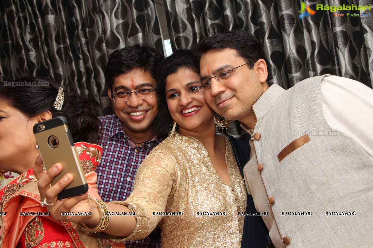 Grand Engagement Ceremony of Kushal Karnani and Shivani at Vivanta by Taj, Hyderabad