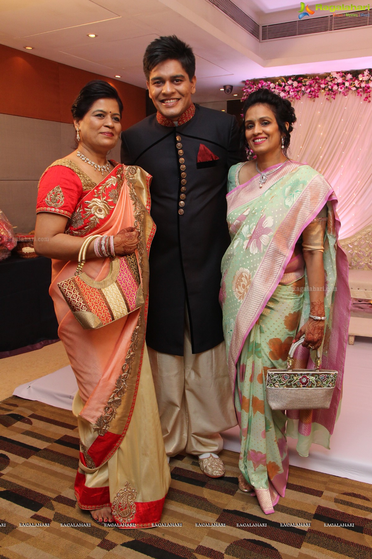 Grand Engagement Ceremony of Kushal Karnani and Shivani at Vivanta by Taj, Hyderabad