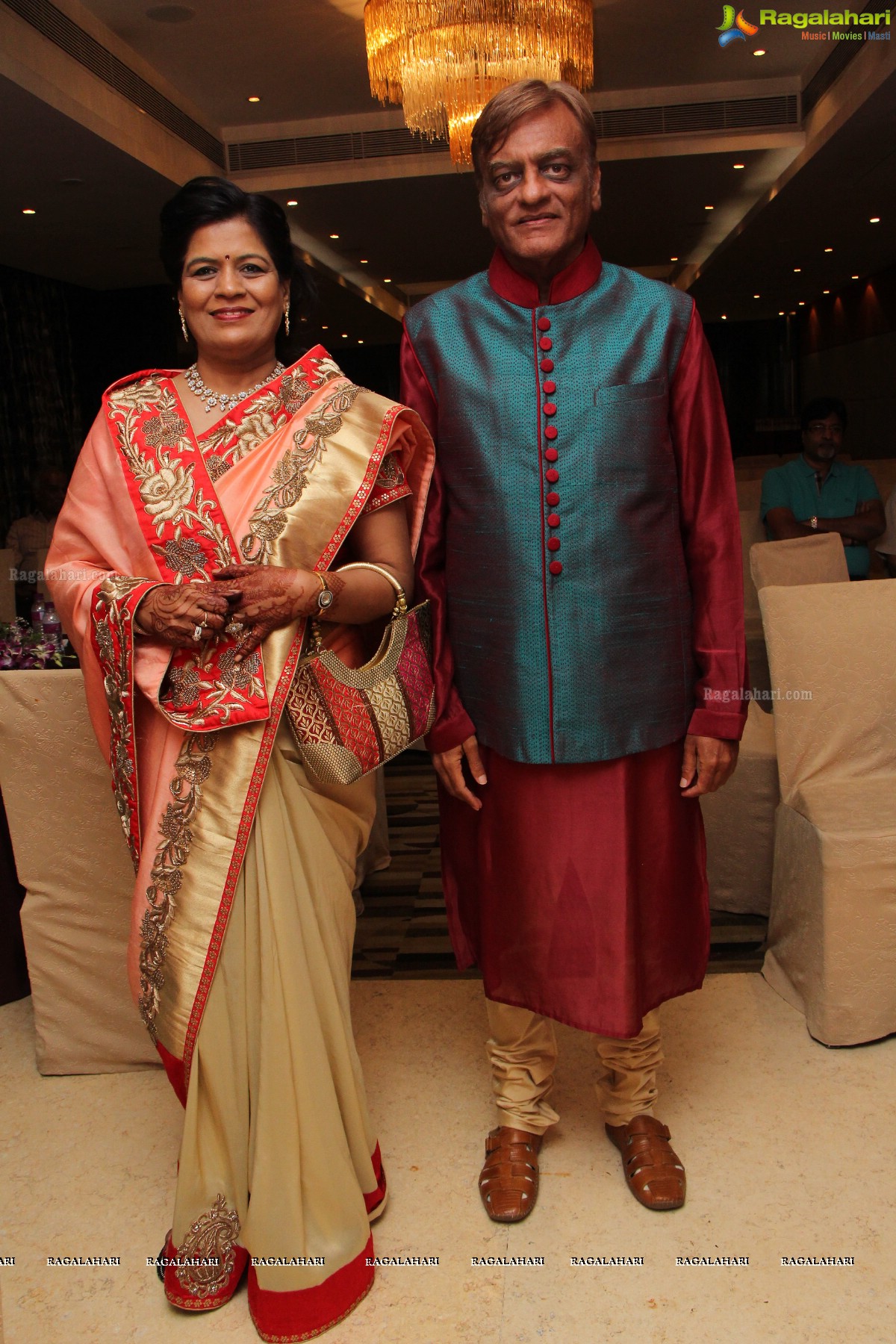 Grand Engagement Ceremony of Kushal Karnani and Shivani at Vivanta by Taj, Hyderabad