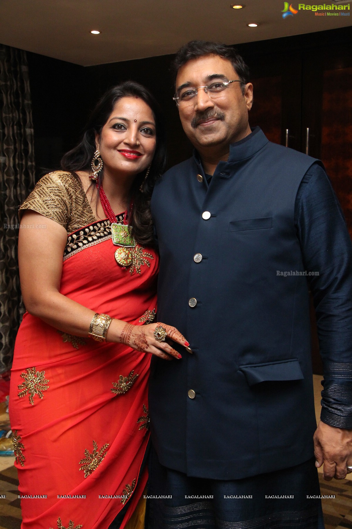 Grand Engagement Ceremony of Kushal Karnani and Shivani at Vivanta by Taj, Hyderabad