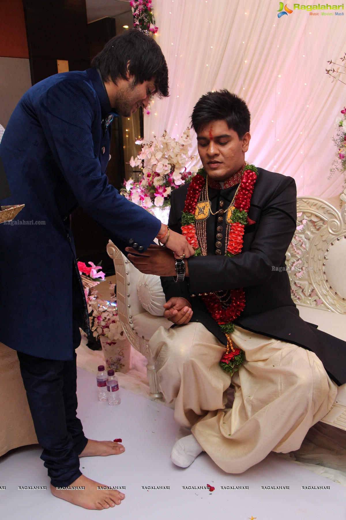 Grand Engagement Ceremony of Kushal Karnani and Shivani at Vivanta by Taj, Hyderabad