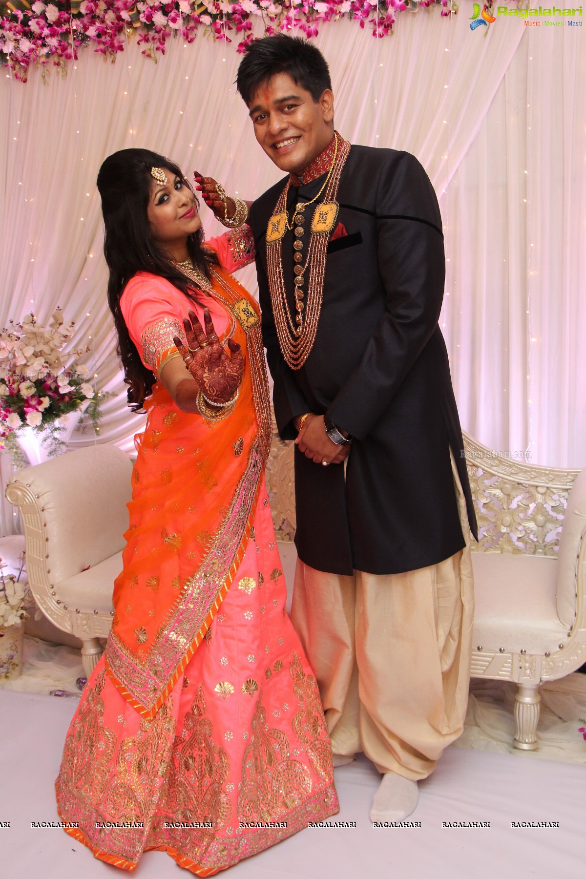 Grand Engagement Ceremony of Kushal Karnani and Shivani at Vivanta by Taj, Hyderabad