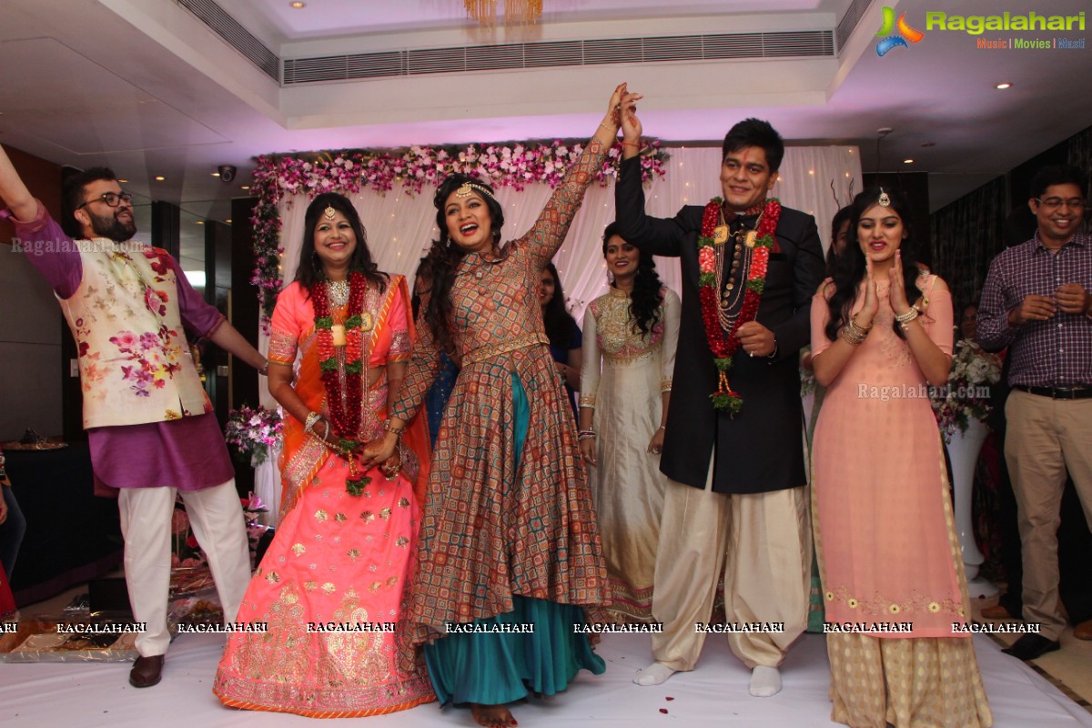 Grand Engagement Ceremony of Kushal Karnani and Shivani at Vivanta by Taj, Hyderabad