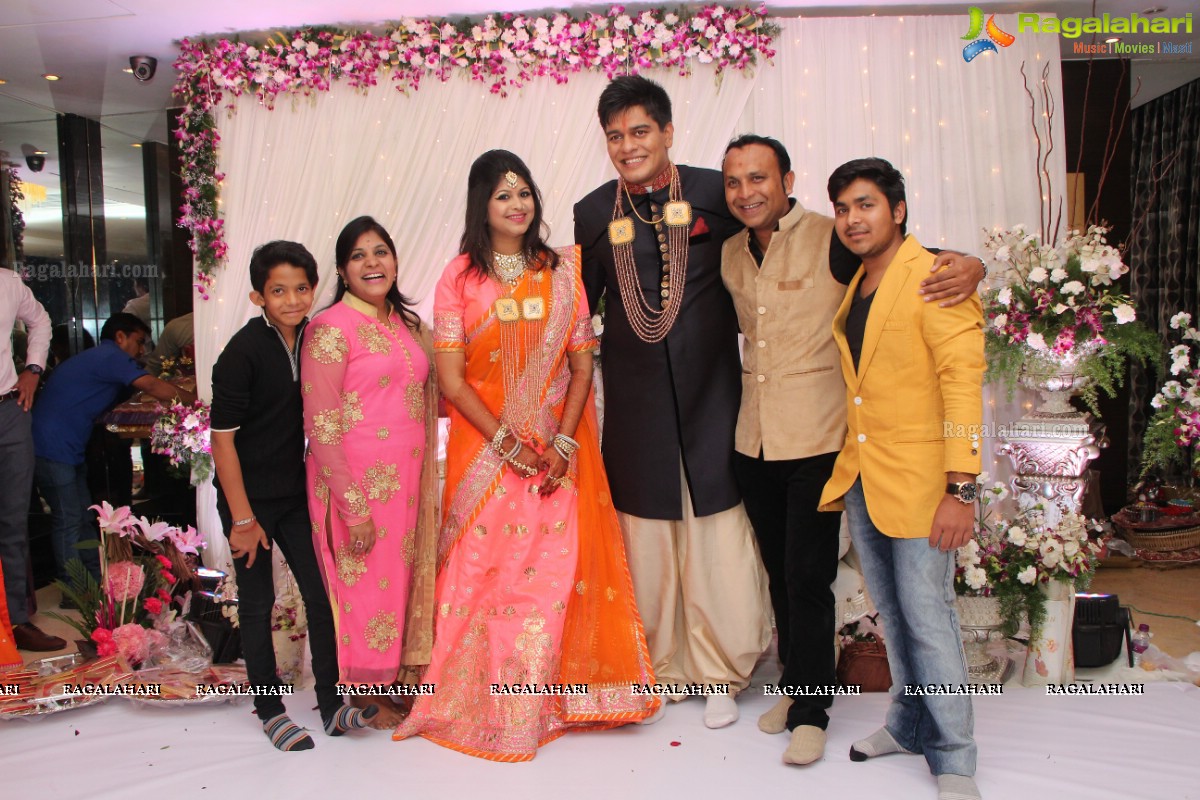 Grand Engagement Ceremony of Kushal Karnani and Shivani at Vivanta by Taj, Hyderabad