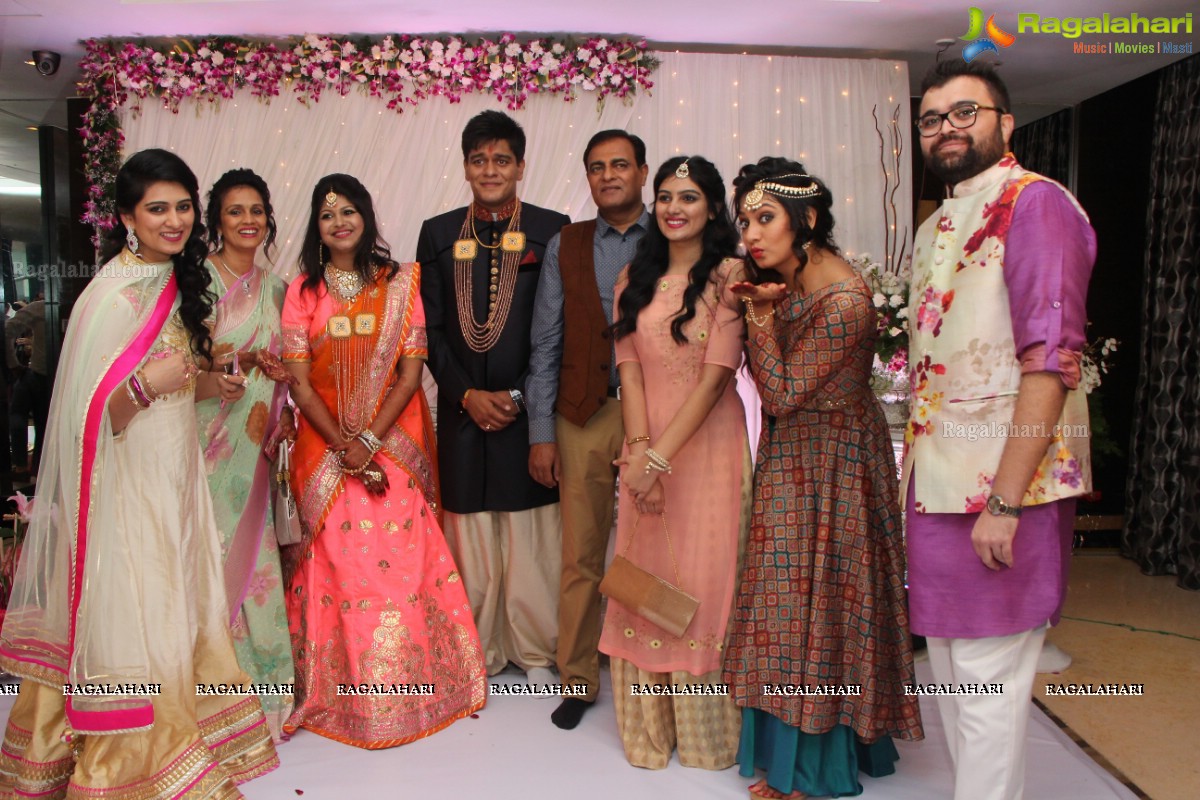 Grand Engagement Ceremony of Kushal Karnani and Shivani at Vivanta by Taj, Hyderabad