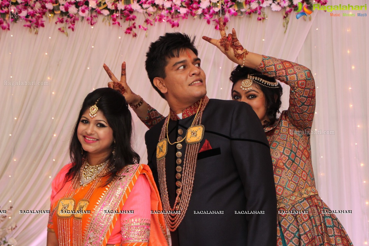 Grand Engagement Ceremony of Kushal Karnani and Shivani at Vivanta by Taj, Hyderabad