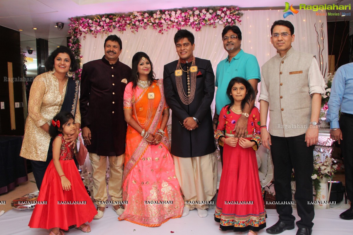 Grand Engagement Ceremony of Kushal Karnani and Shivani at Vivanta by Taj, Hyderabad