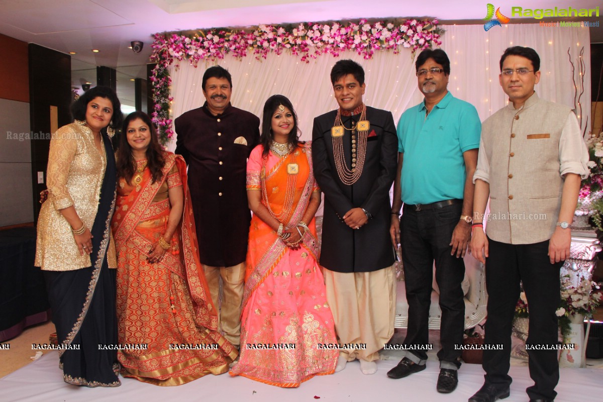 Grand Engagement Ceremony of Kushal Karnani and Shivani at Vivanta by Taj, Hyderabad