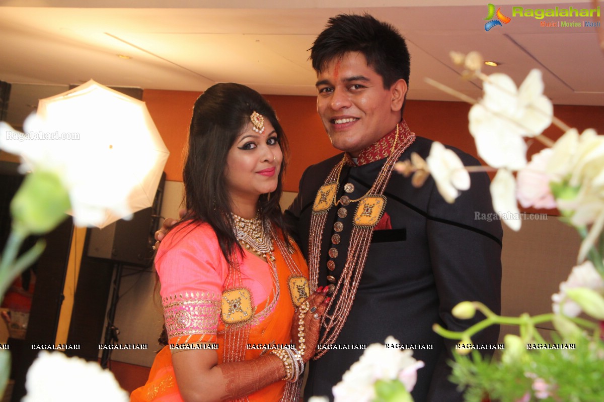 Grand Engagement Ceremony of Kushal Karnani and Shivani at Vivanta by Taj, Hyderabad