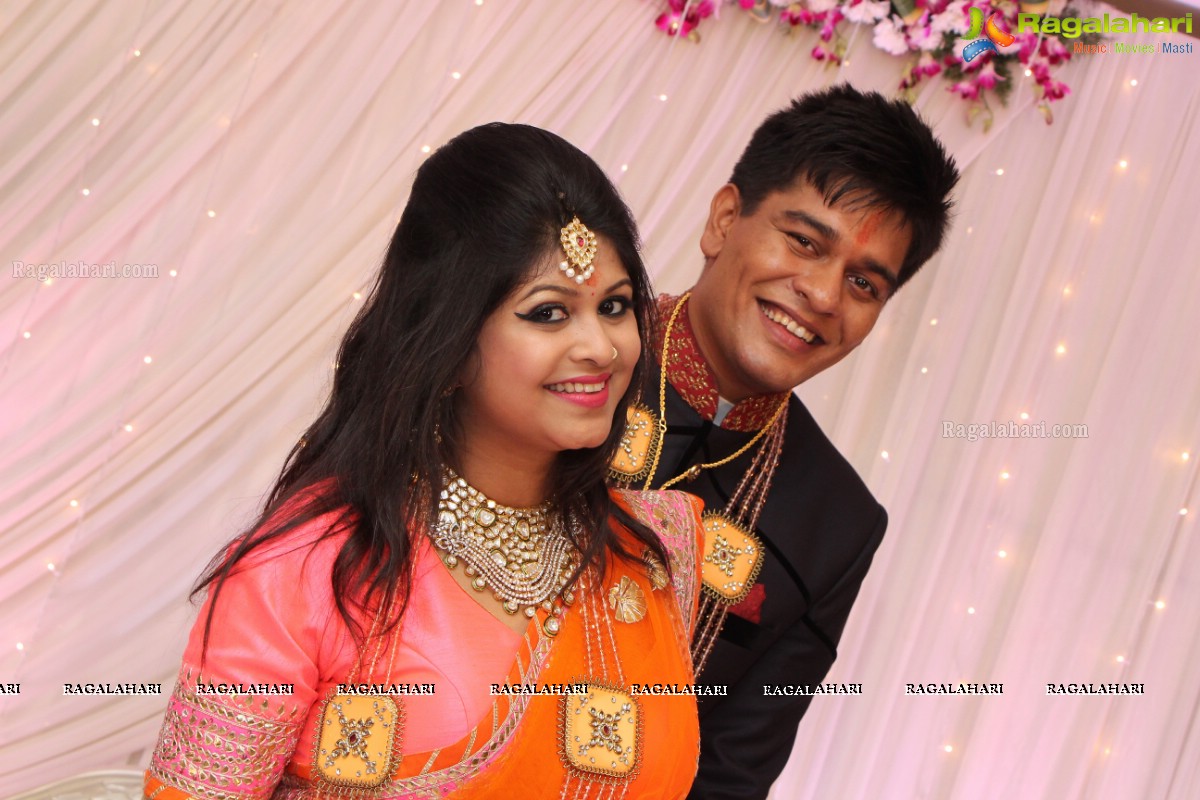 Grand Engagement Ceremony of Kushal Karnani and Shivani at Vivanta by Taj, Hyderabad