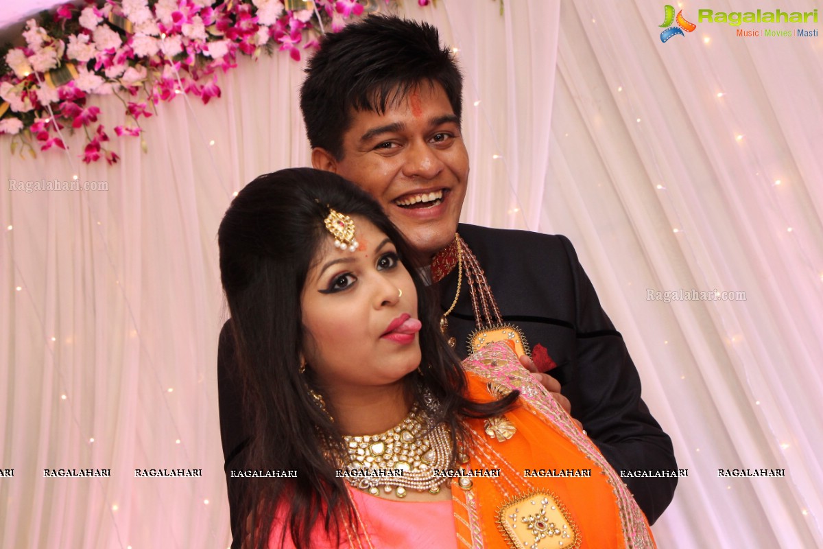 Grand Engagement Ceremony of Kushal Karnani and Shivani at Vivanta by Taj, Hyderabad