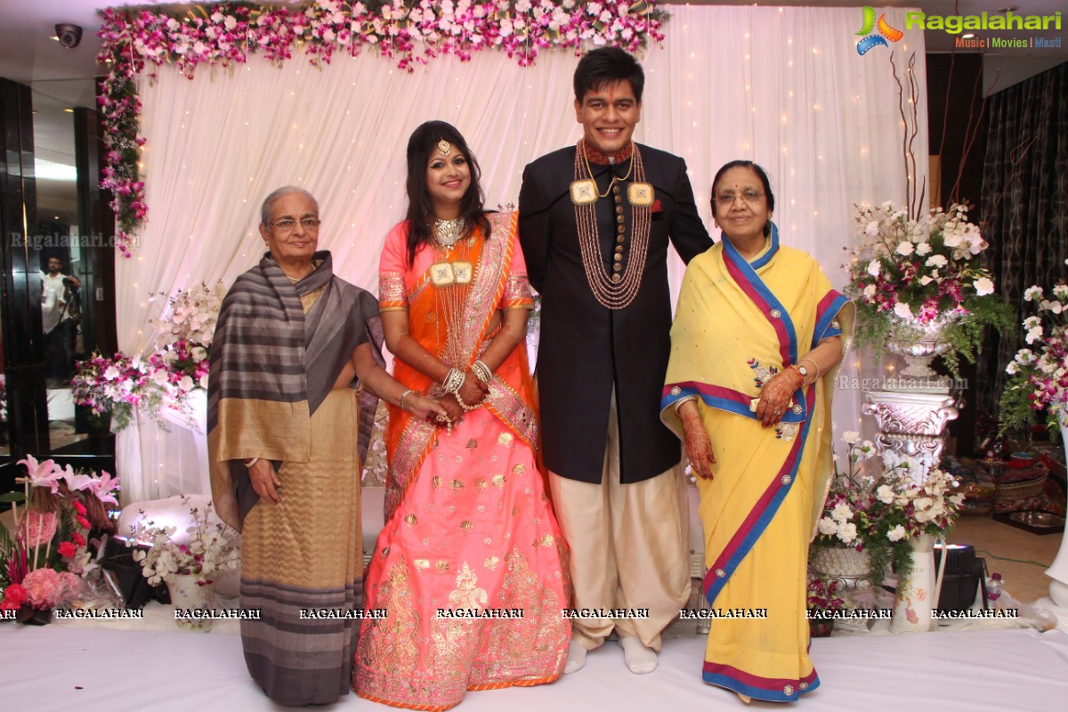 Grand Engagement Ceremony of Kushal Karnani and Shivani at Vivanta by Taj, Hyderabad