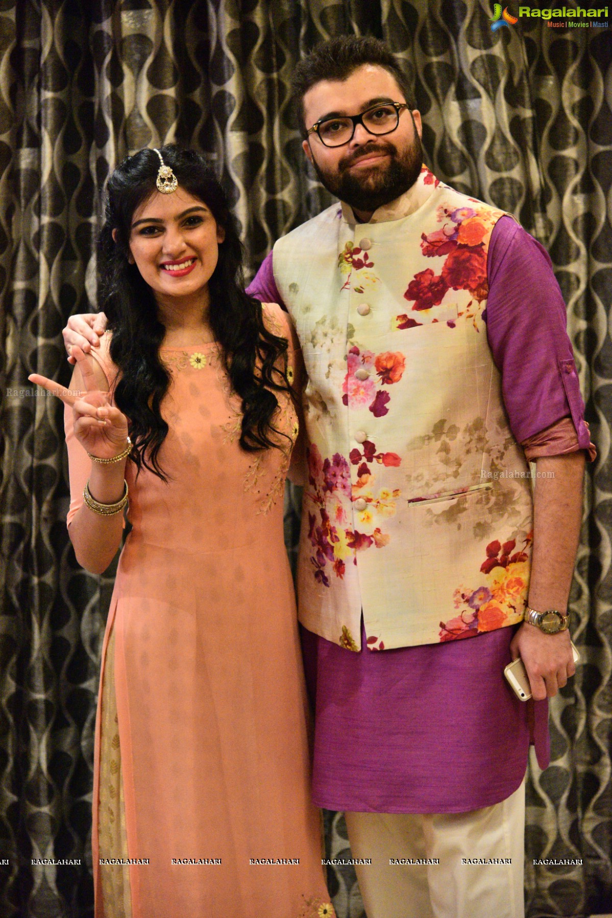 Grand Engagement Ceremony of Kushal Karnani and Shivani at Vivanta by Taj, Hyderabad