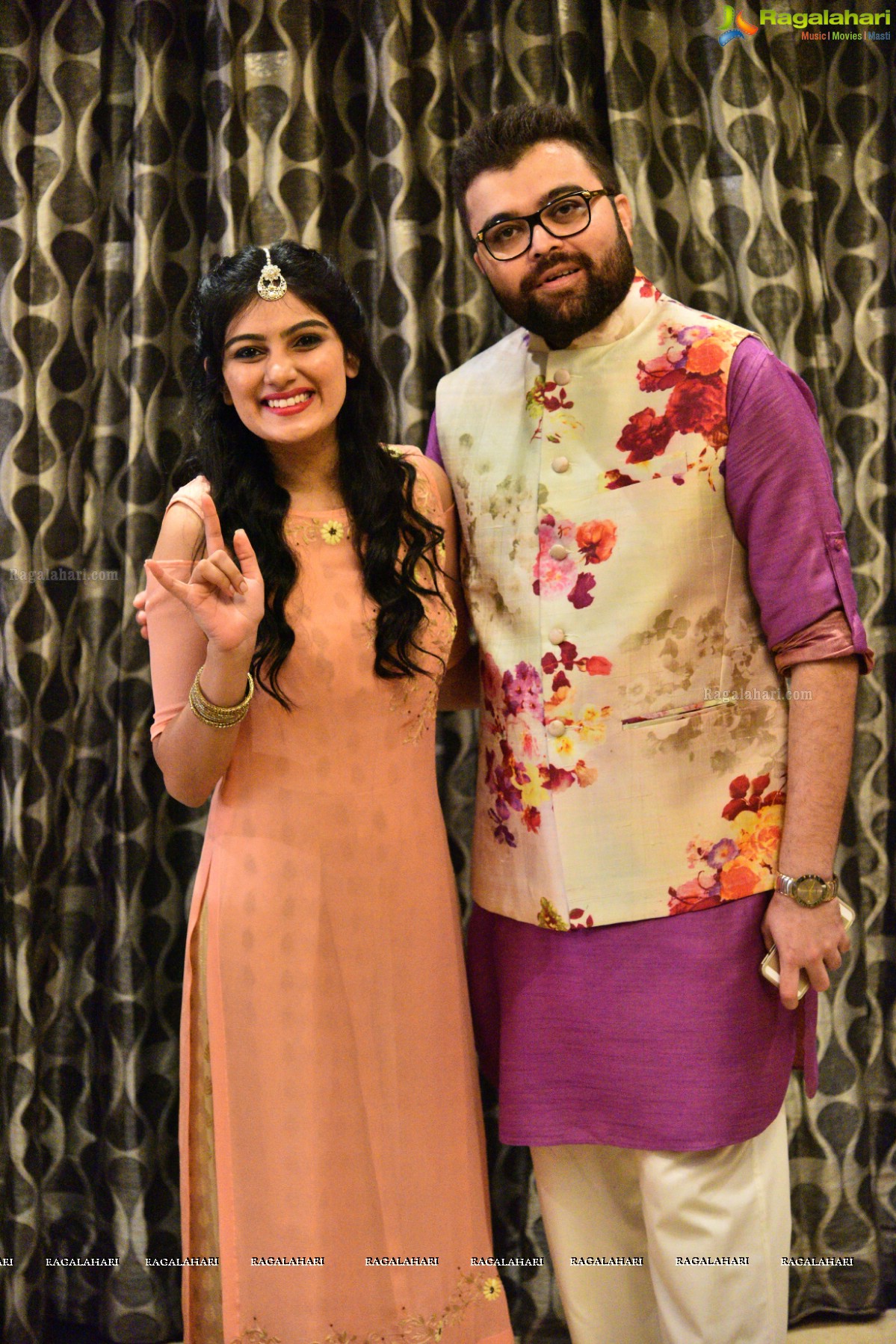 Grand Engagement Ceremony of Kushal Karnani and Shivani at Vivanta by Taj, Hyderabad