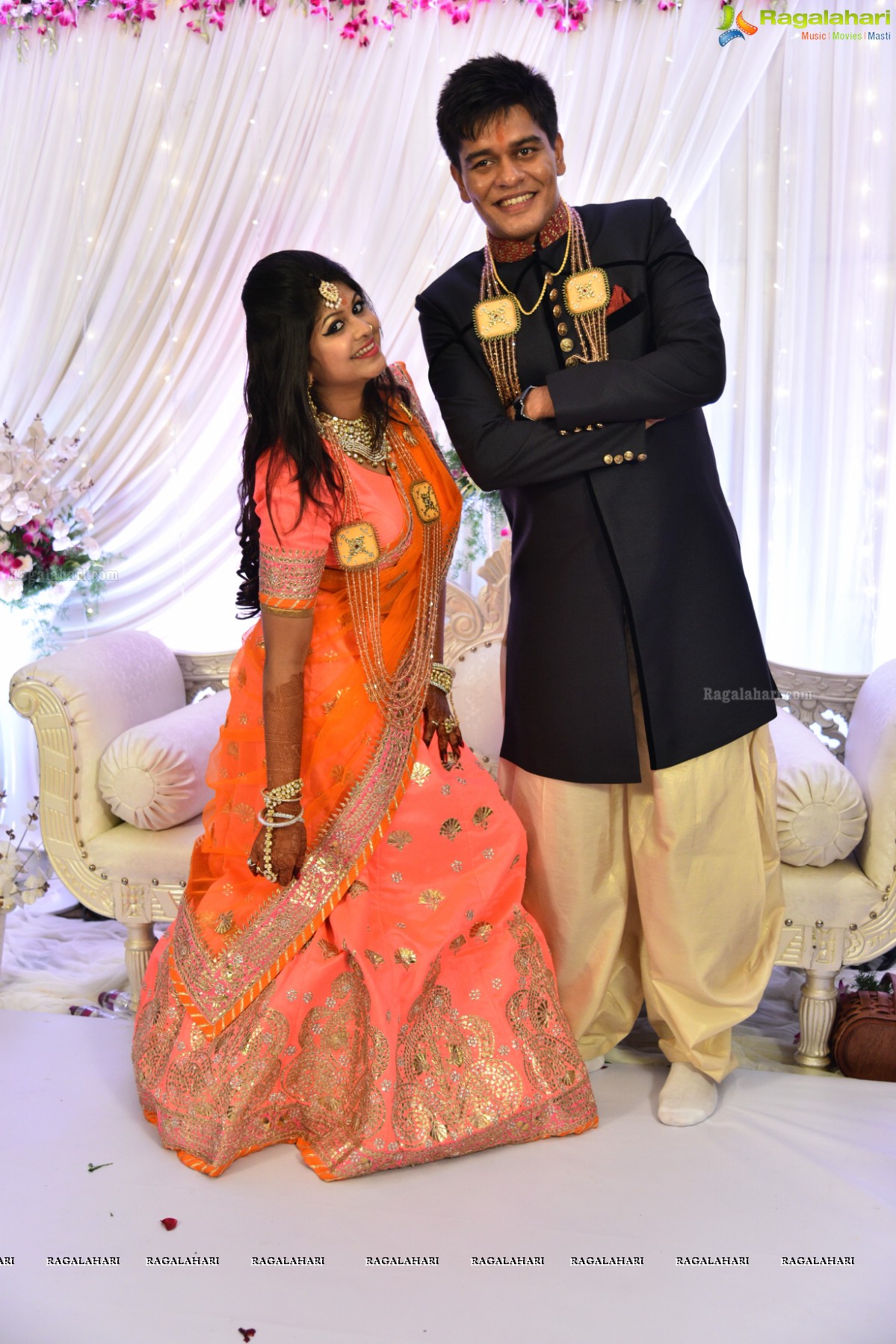 Grand Engagement Ceremony of Kushal Karnani and Shivani at Vivanta by Taj, Hyderabad