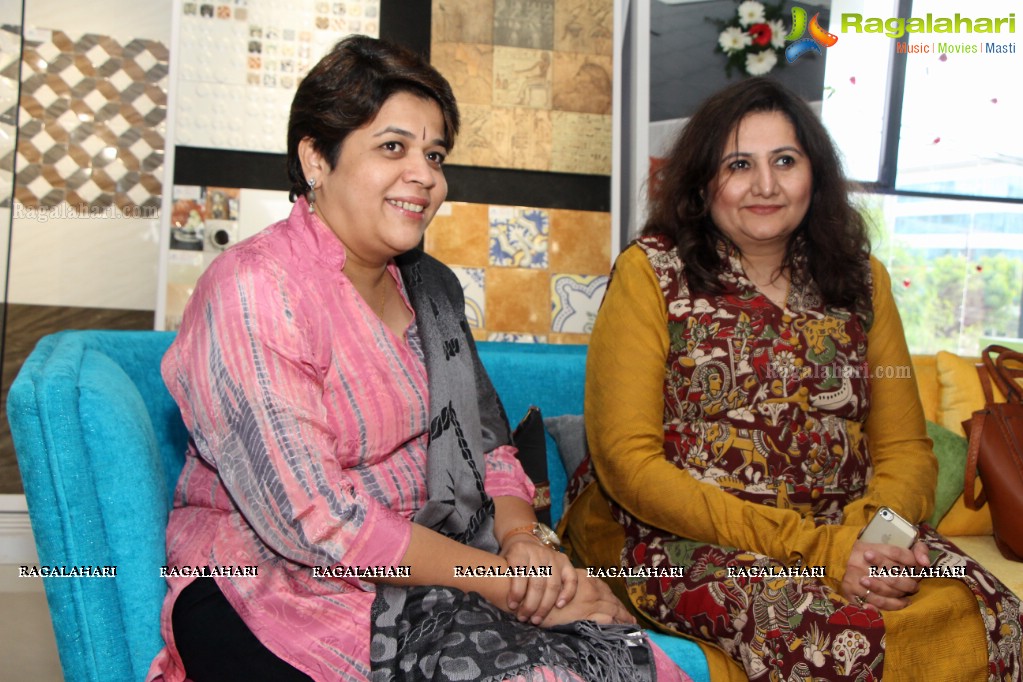 Ms. Sona Chatwani launches Lorven Tiles in Hyderabad