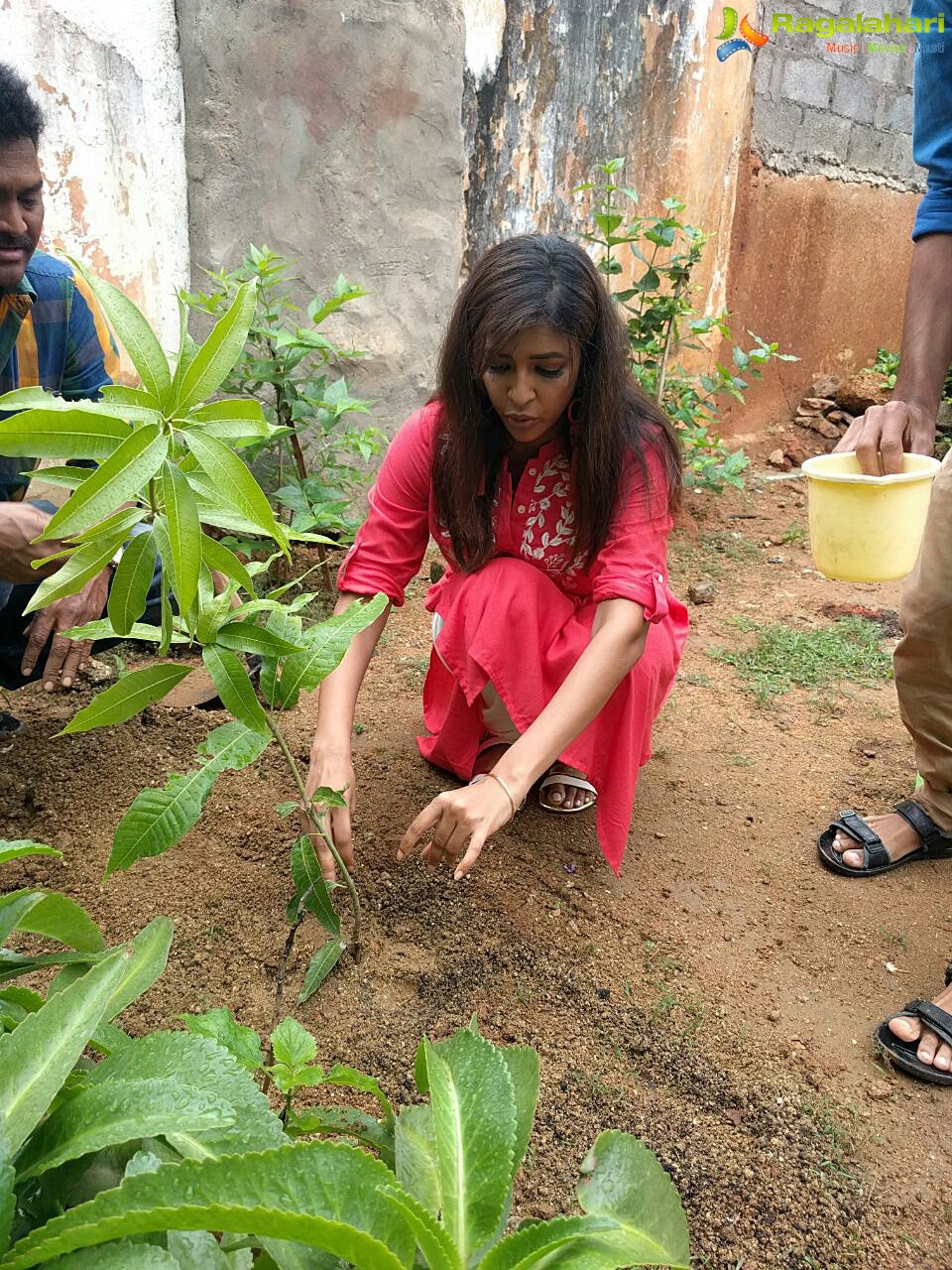 Manchu Lakshmi Participates in Haritha Haram Program