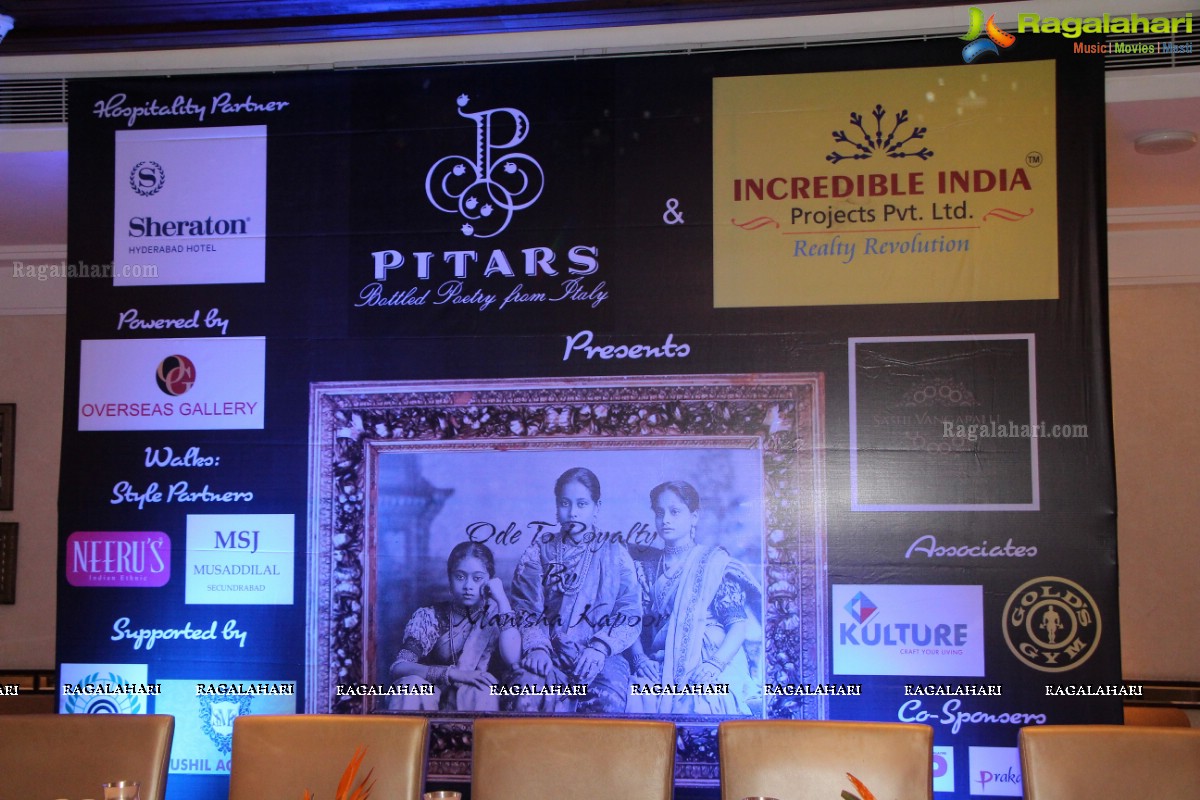 Curtain Raiser of Ode to Royalty by Manisha Kapoor at The Park Hotel, Hyderabad