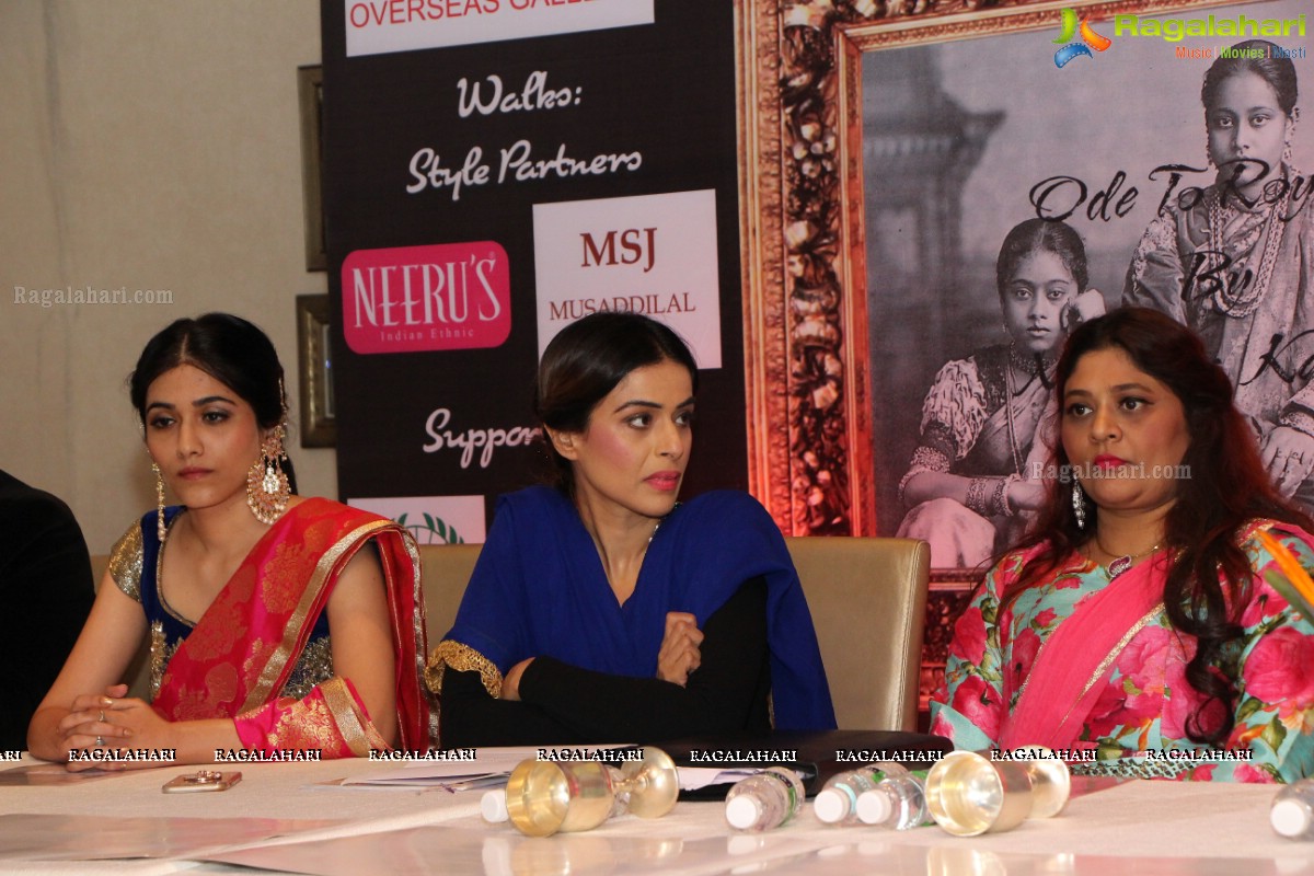 Curtain Raiser of Ode to Royalty by Manisha Kapoor at The Park Hotel, Hyderabad