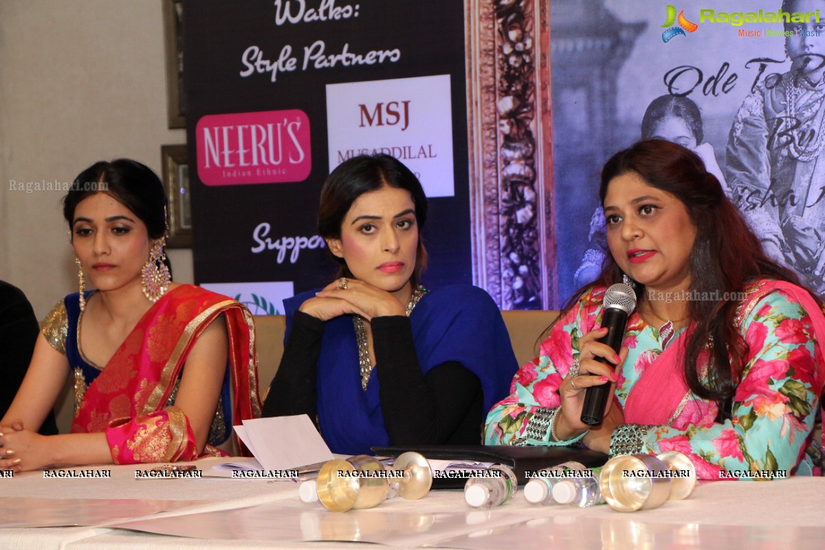 Curtain Raiser of Ode to Royalty by Manisha Kapoor at The Park Hotel, Hyderabad