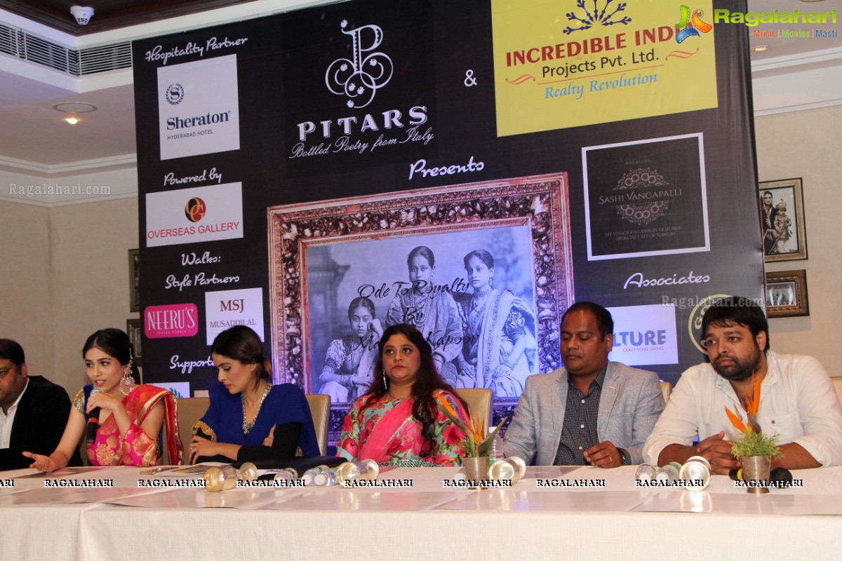 Curtain Raiser of Ode to Royalty by Manisha Kapoor at The Park Hotel, Hyderabad