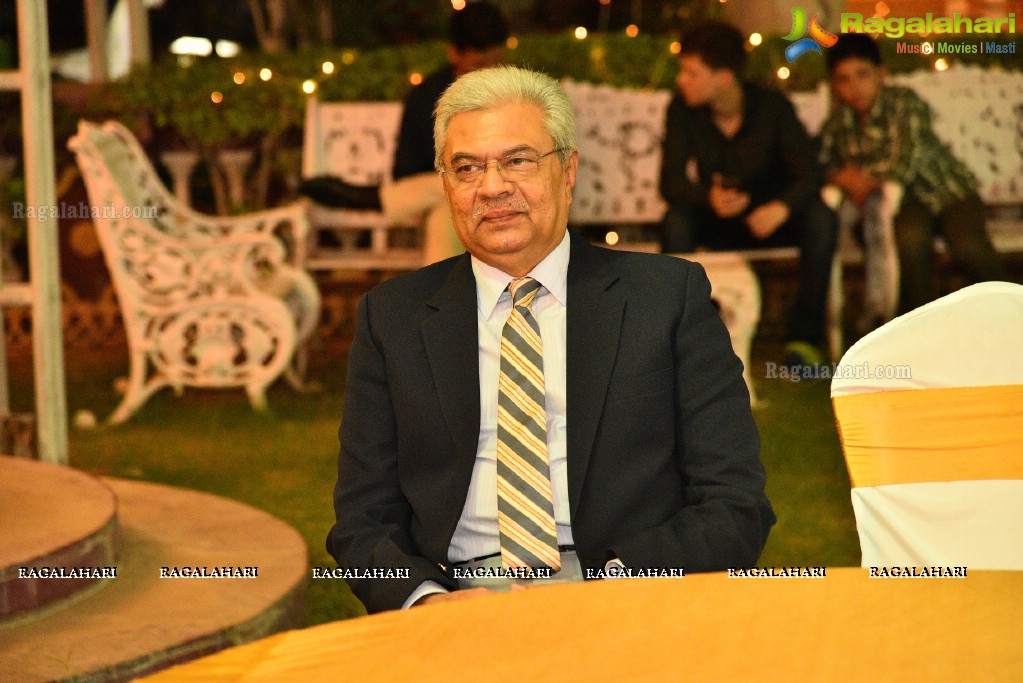 Maria and Dr Syed Mohd Faisal Mahmood. Reception at Paigah Gardens, Begumpet