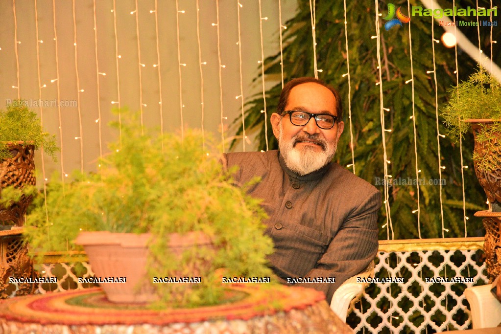 Maria and Dr Syed Mohd Faisal Mahmood. Reception at Paigah Gardens, Begumpet