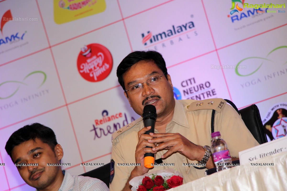 Mannara Chopra launches Radio Mirchi Happy Times Campaign at Daspalla, Hyderabad