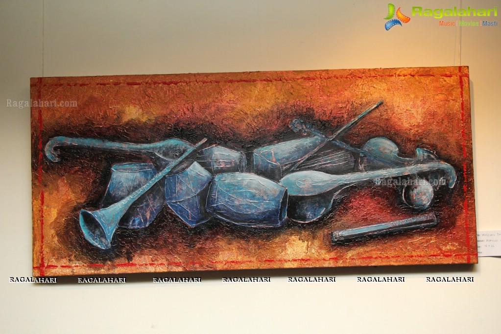 Mishran - Colors of Notes and Stone - Solo Show by Sri Ramya at Muse Art Gallery