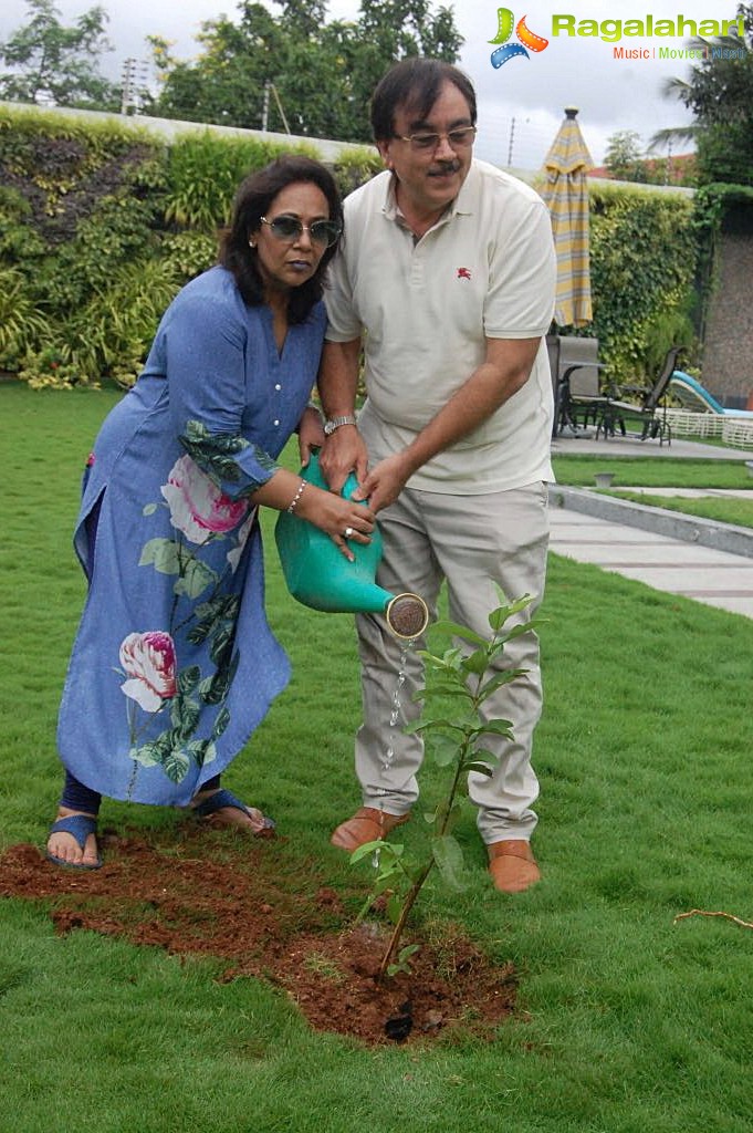 Neeru's-Harish Kumar and Neeru Kumar participates in Haritha Haram Program