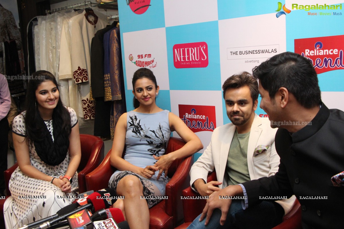 Rakul Preet Singh launches Label Bazaar 2nd Edition at Neeru's Emporio, Hyderabad