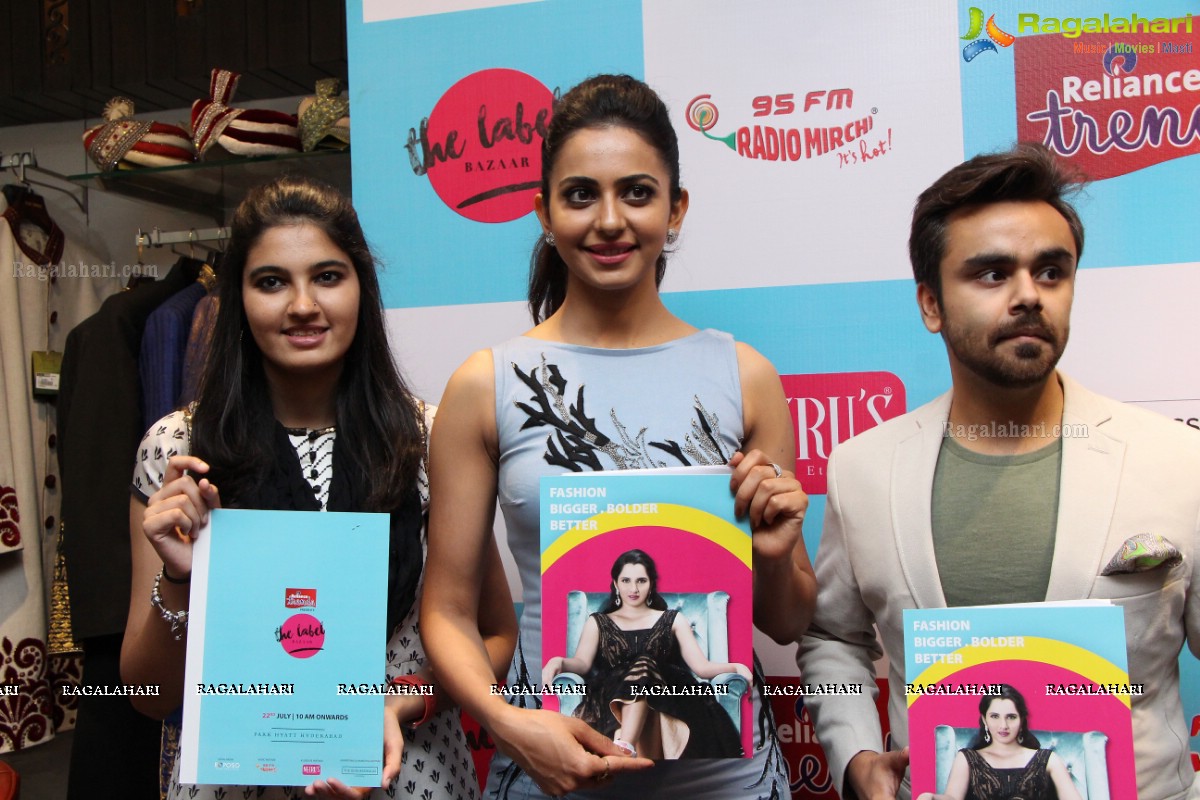 Rakul Preet Singh launches Label Bazaar 2nd Edition at Neeru's Emporio, Hyderabad