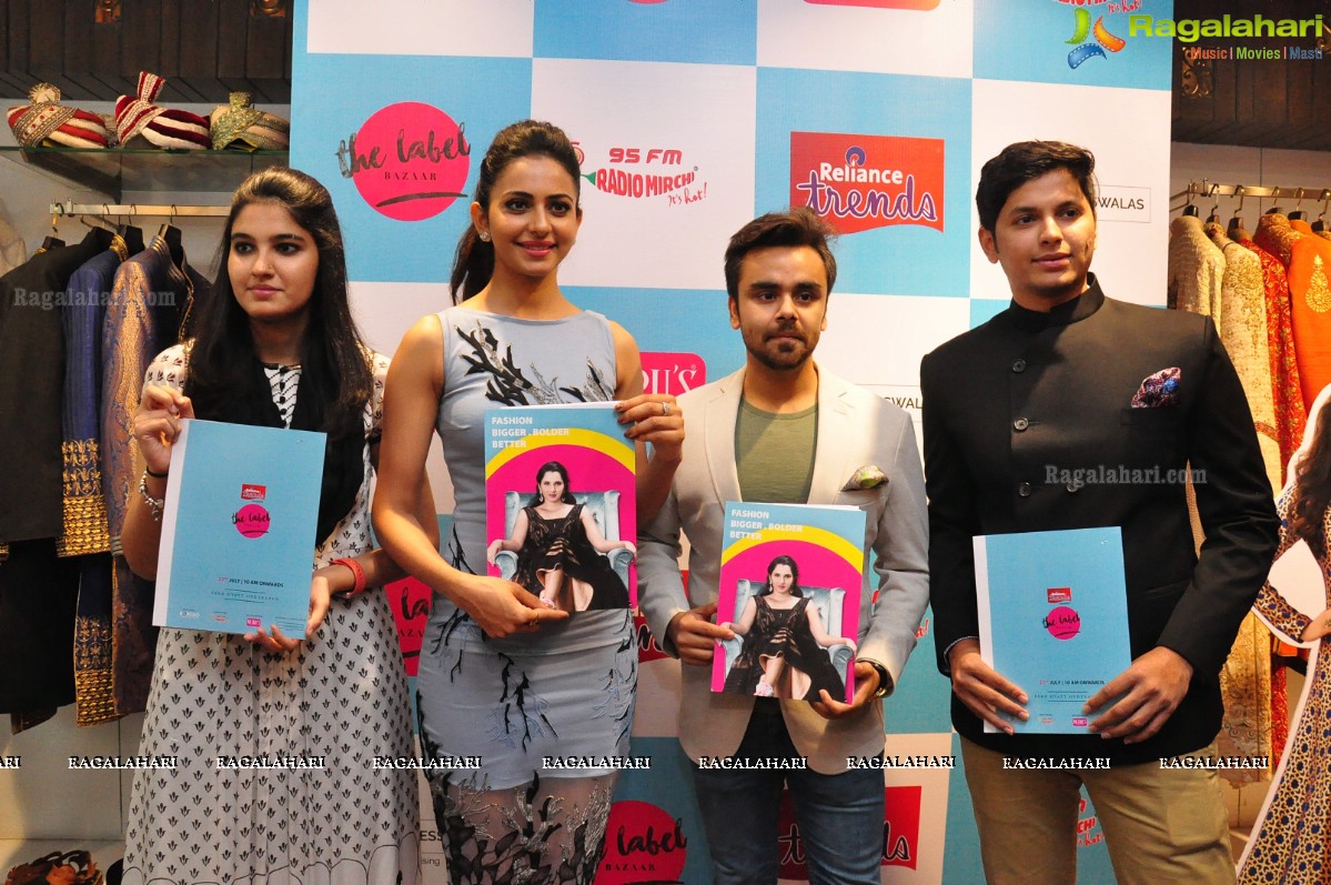 Rakul Preet Singh launches Label Bazaar 2nd Edition at Neeru's Emporio, Hyderabad