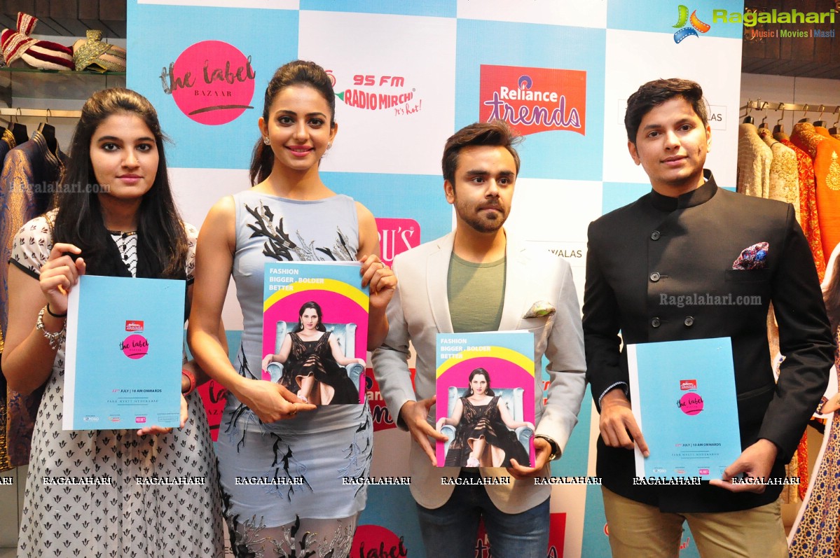 Rakul Preet Singh launches Label Bazaar 2nd Edition at Neeru's Emporio, Hyderabad