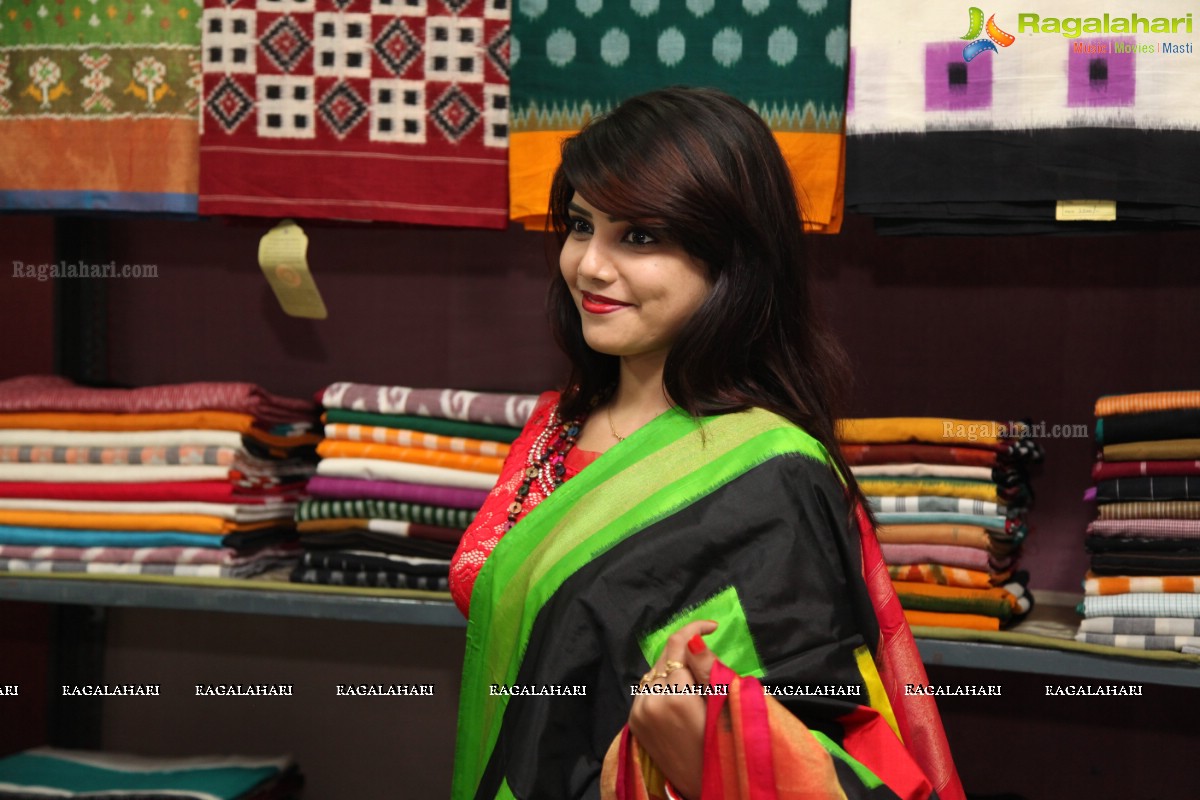 Sarika Pavani launches Pochampally IKAT Art Mela 2016 at Lions Club of Visakhapatnam