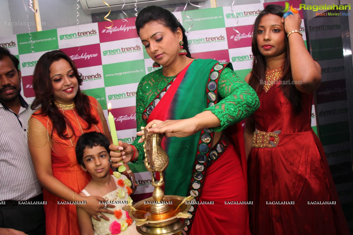 Roja launches Green Trends Salon at Kondapur, Hyderabad