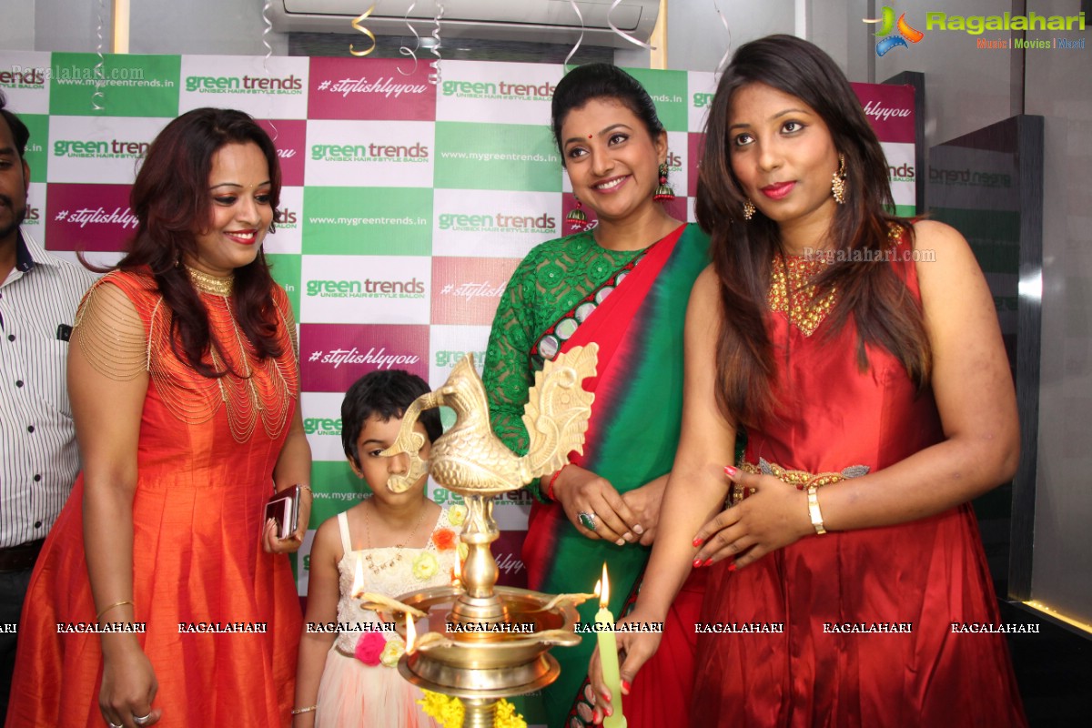 Roja launches Green Trends Salon at Kondapur, Hyderabad