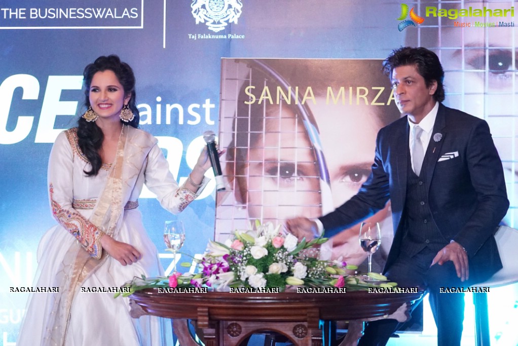 Shahrukh Khan unveils Sania Mirza Autobiography Book in Hyderabad