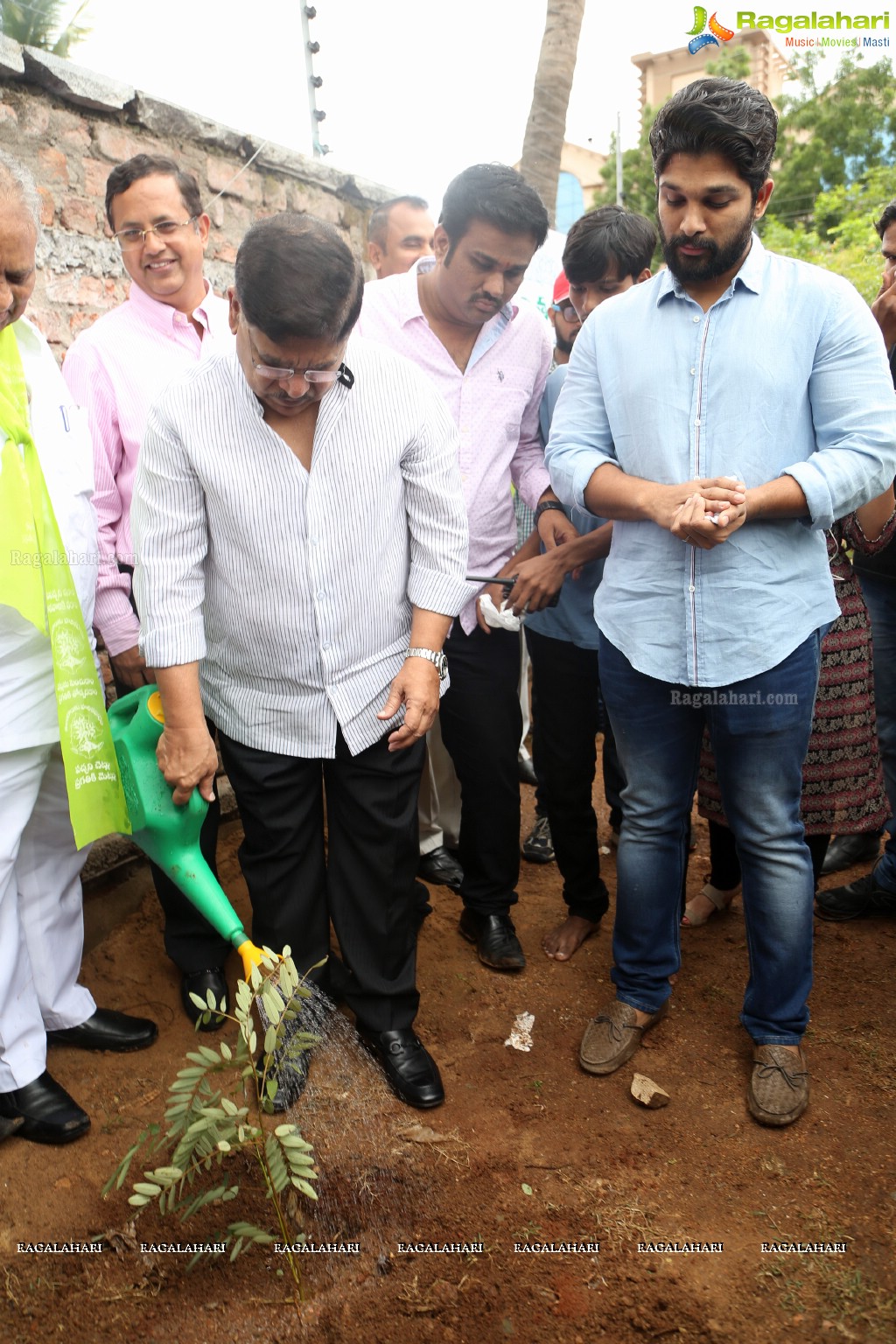 Tollywood Celebrities Participate in Haritha Haram Program