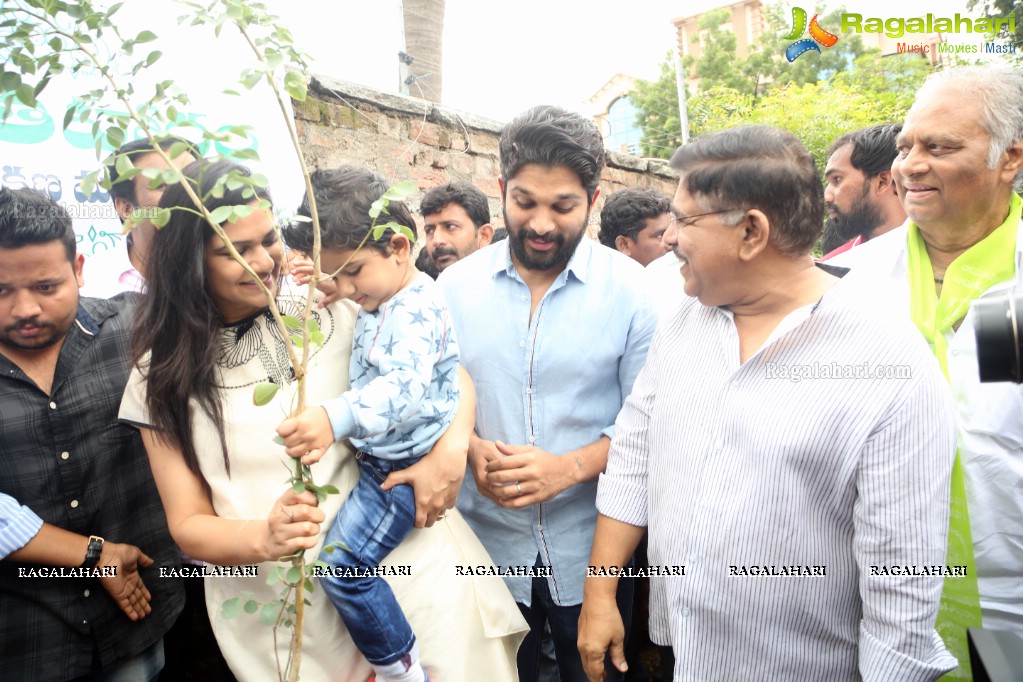 Tollywood Celebrities Participate in Haritha Haram Program