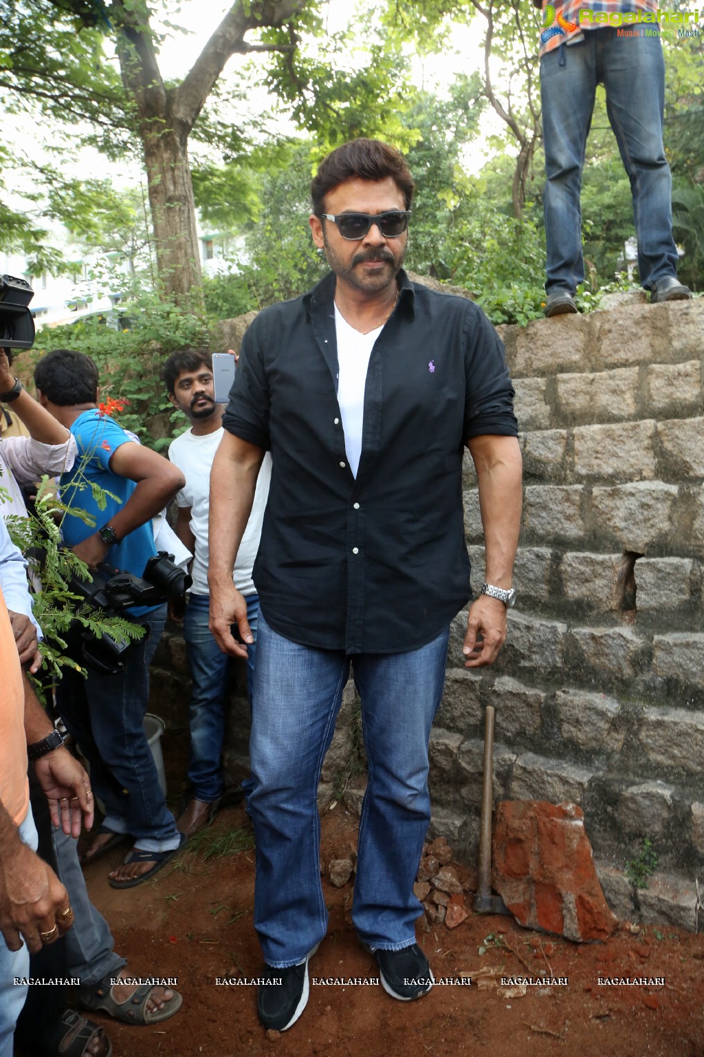 Venkatesh participates in Haritha Haaram