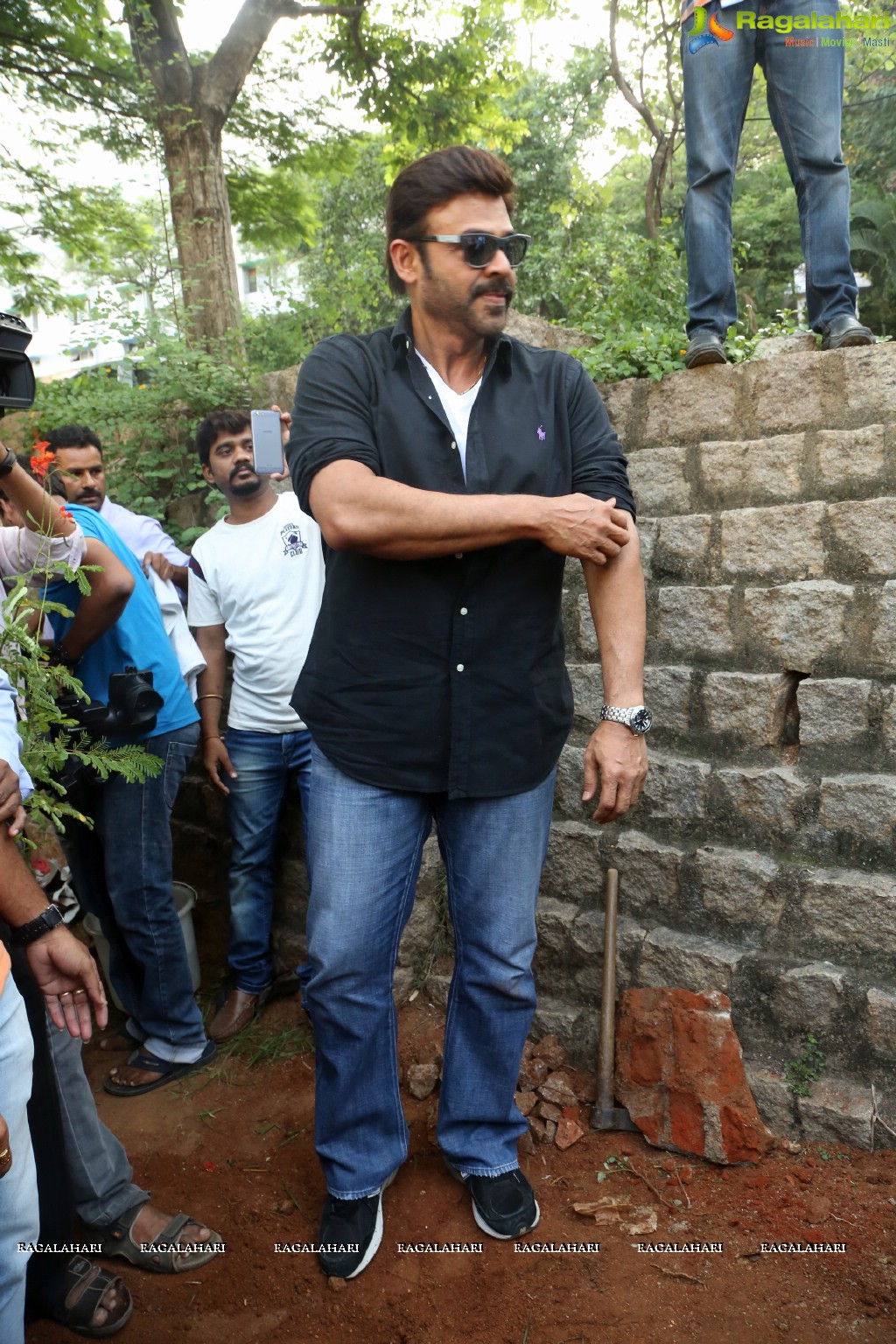 Venkatesh participates in Haritha Haaram