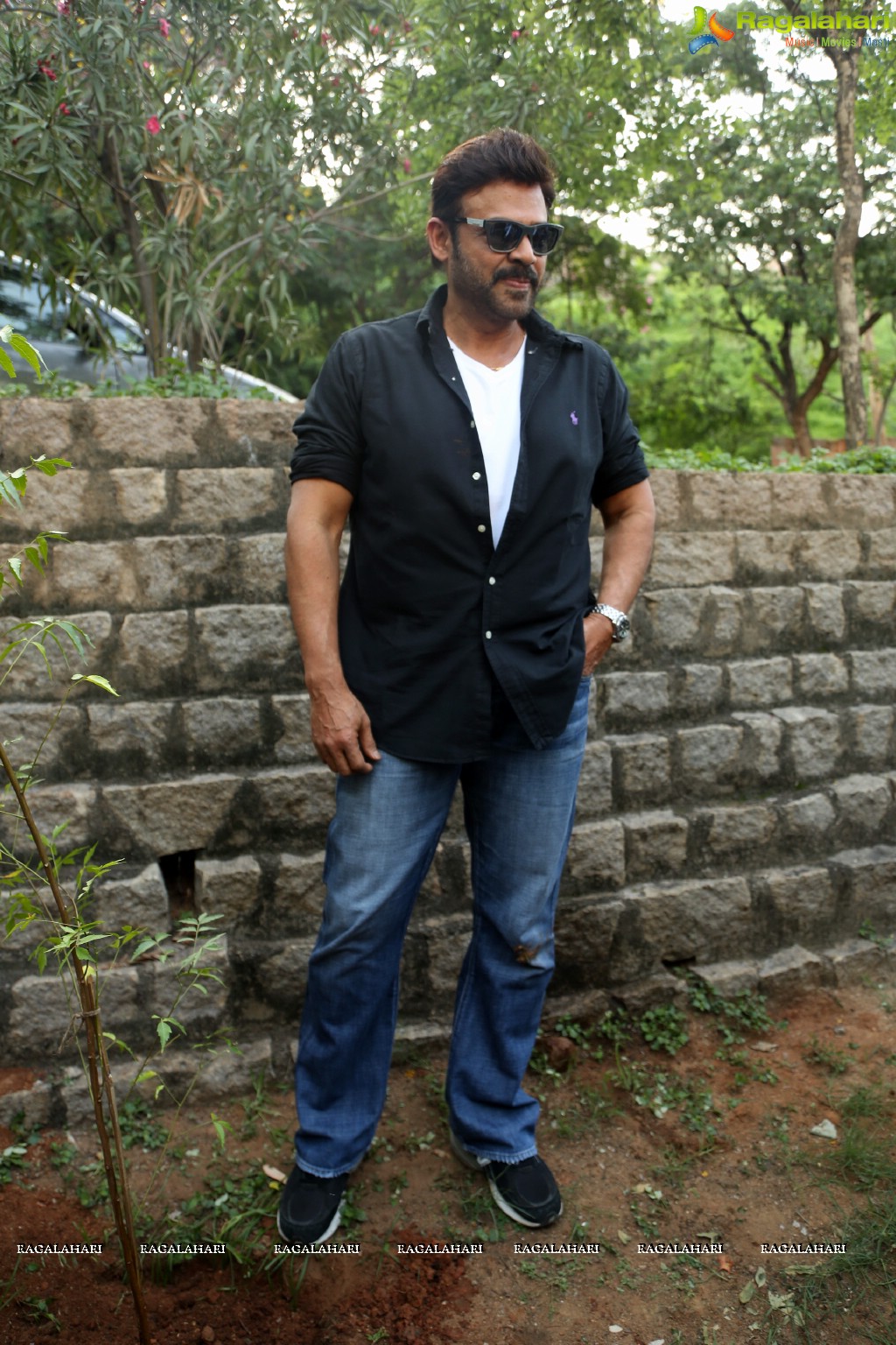 Venkatesh participates in Haritha Haaram