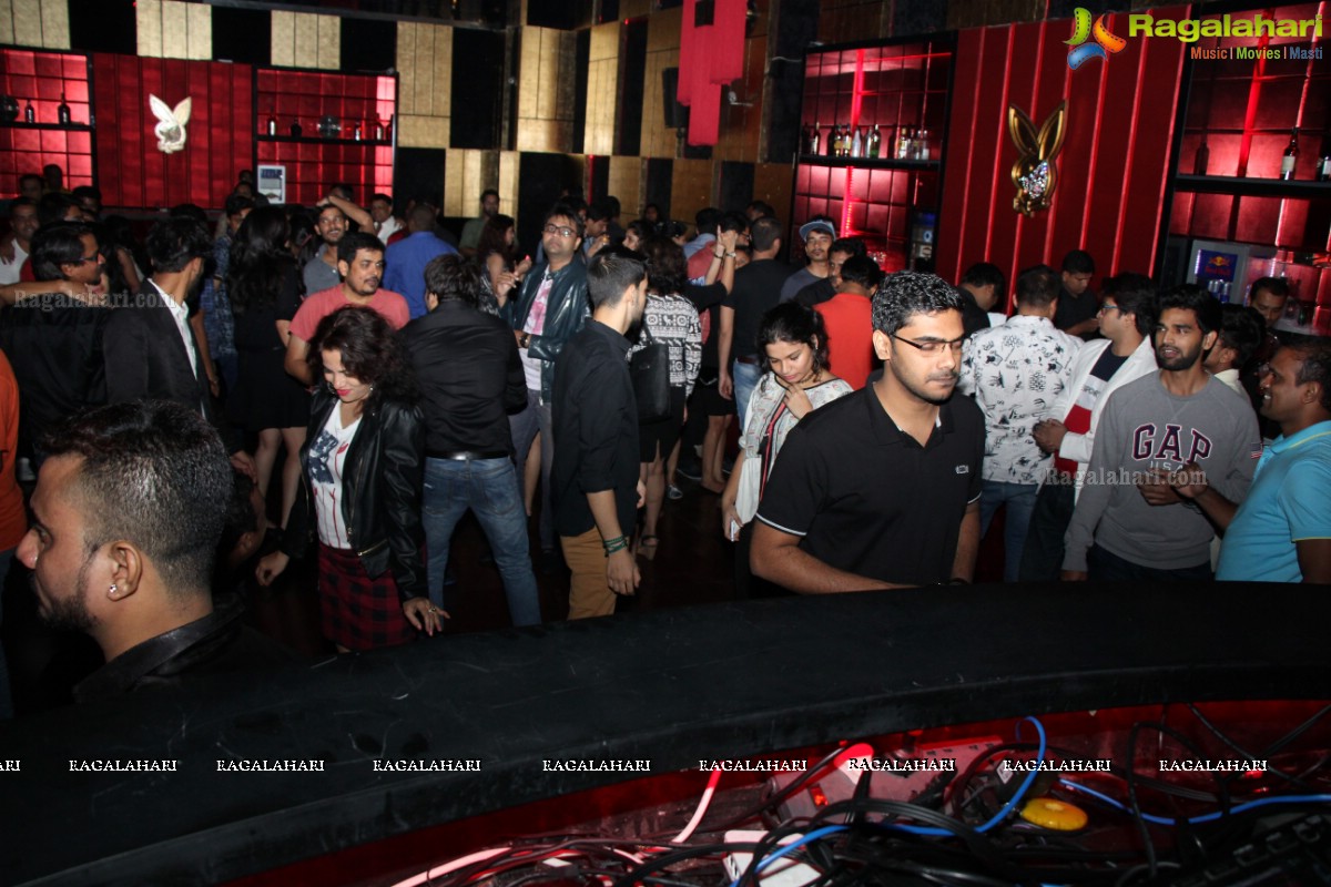 Saturday Night with DJ Berry Gangsta at Playboy Club, Hyderabad