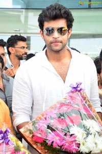 Fidaa Team at Vijayawada Airport