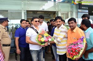 Fidaa Team at Vijayawada Airport