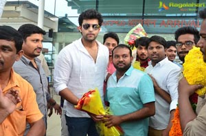 Fidaa Team at Vijayawada Airport